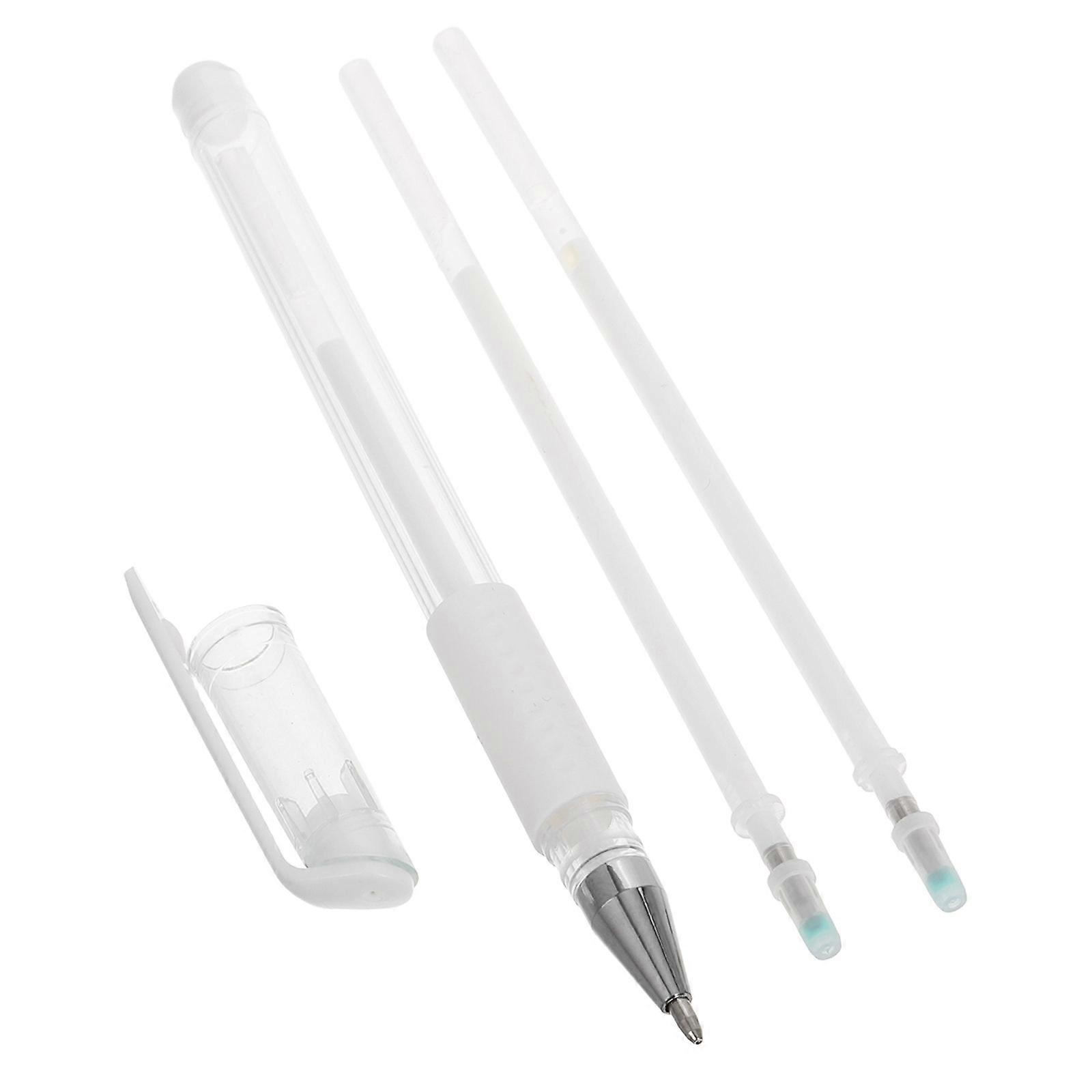 Eyebrow Microblading Marker Pen for Tattoo with Refills White Plastic