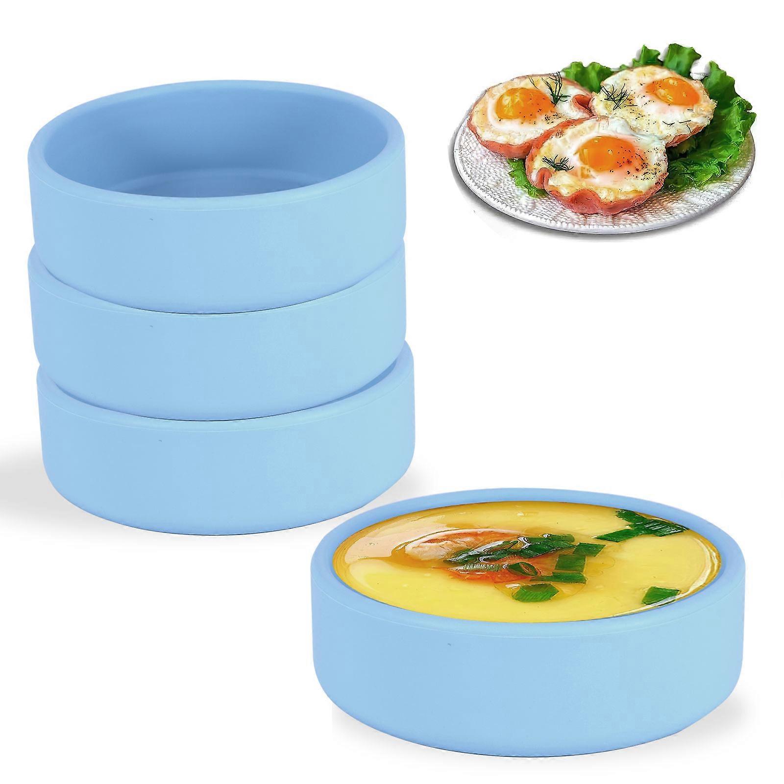 Reusable Silicone Baking Mold Blue 4pcs