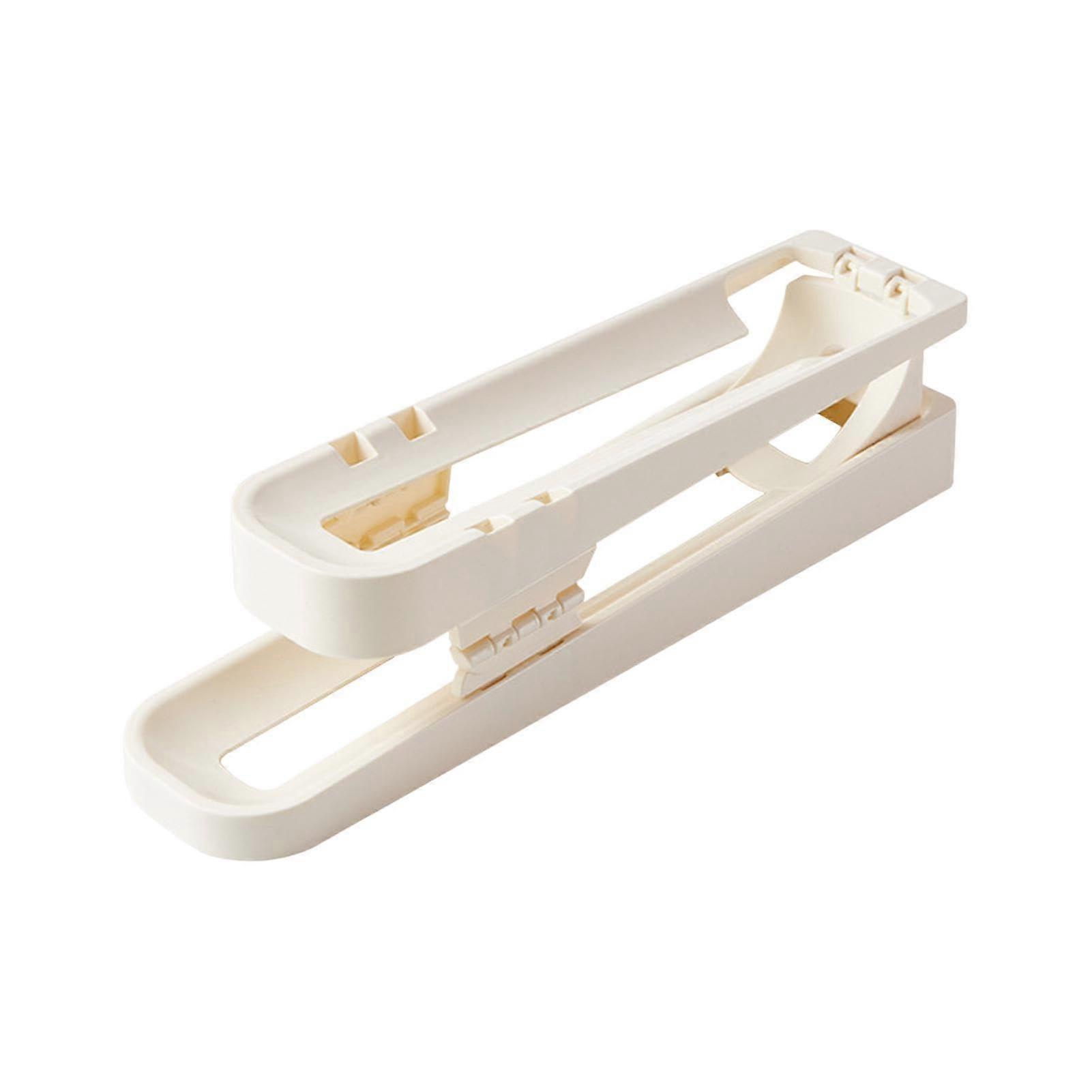 Self Rolling Egg Tray, Egg Roll for Refrigerator, Egg Tray Organiser, Foldable Tray for up to 13 Eggs, Space Saving Tray for Rolling