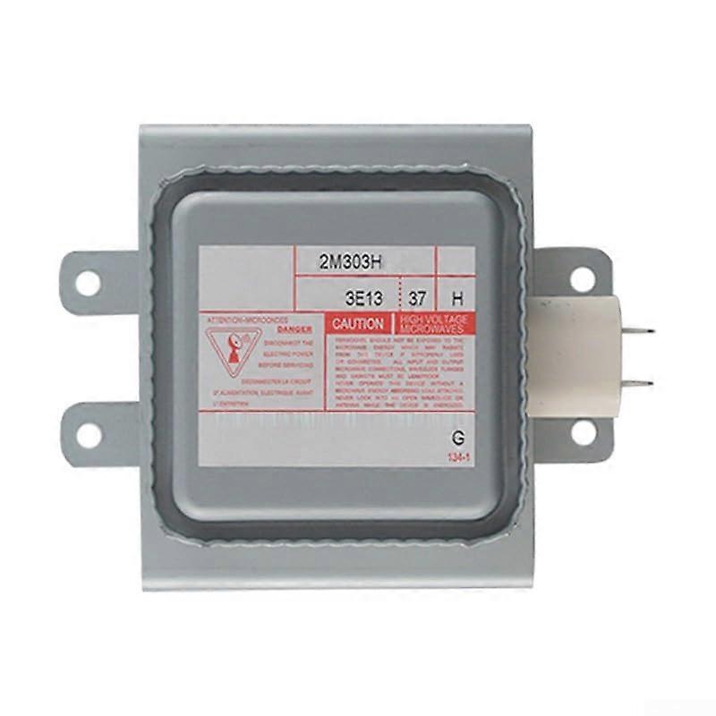 Aircooled microwave magnetron 2M303H, 1080 W with improved stability, long baseplate design