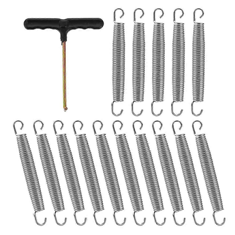 Trampoline Spring Accessories For Outdoor Trampoline Use Round Assorted Color Compact Easy To Use Galvanized Steel Wire 1 Set