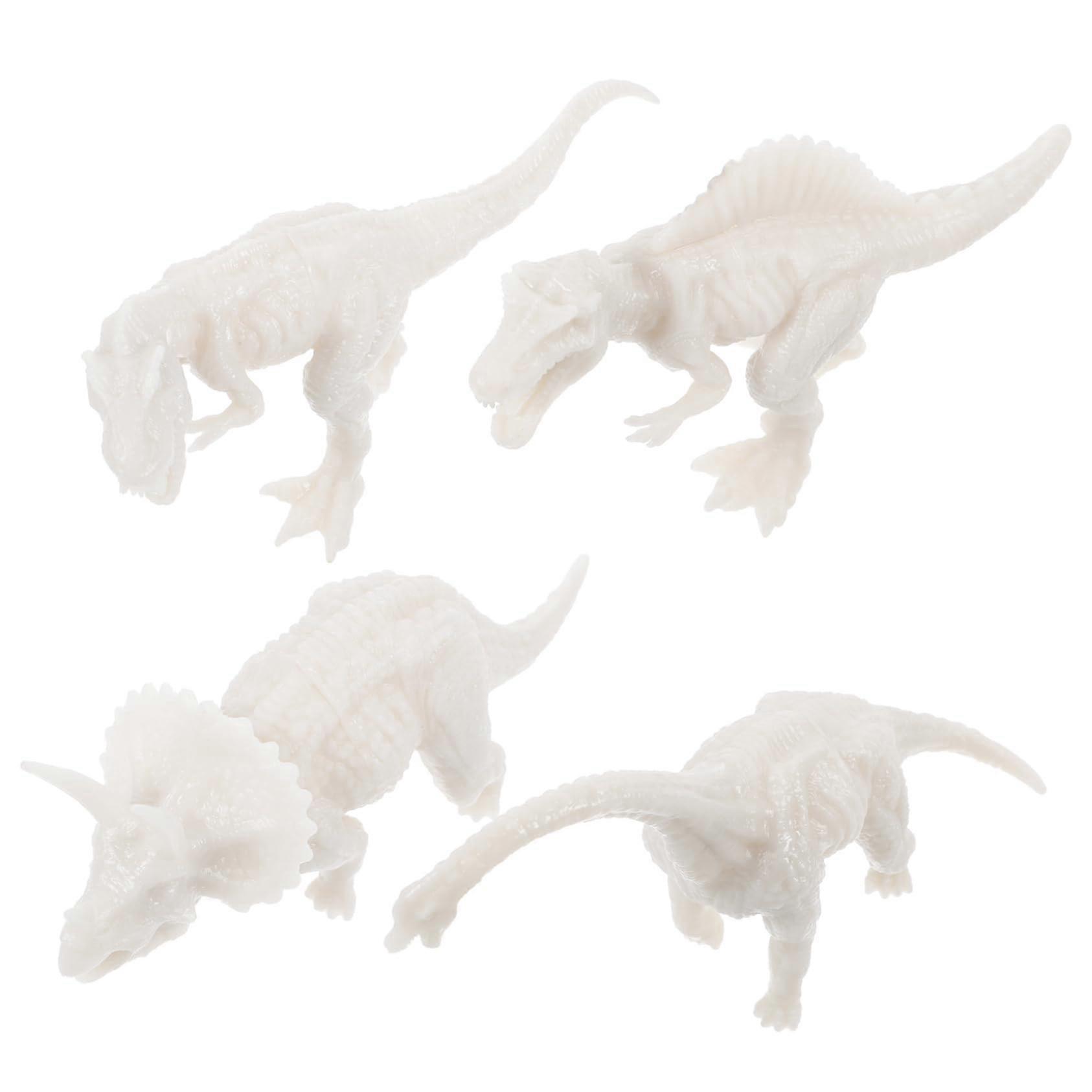 DIY Painted Dinosaur Christmas Stocking Fillers Pack of 4 for Kids, Creative Gifts for Teenage Girls, Fun Children's Toys
