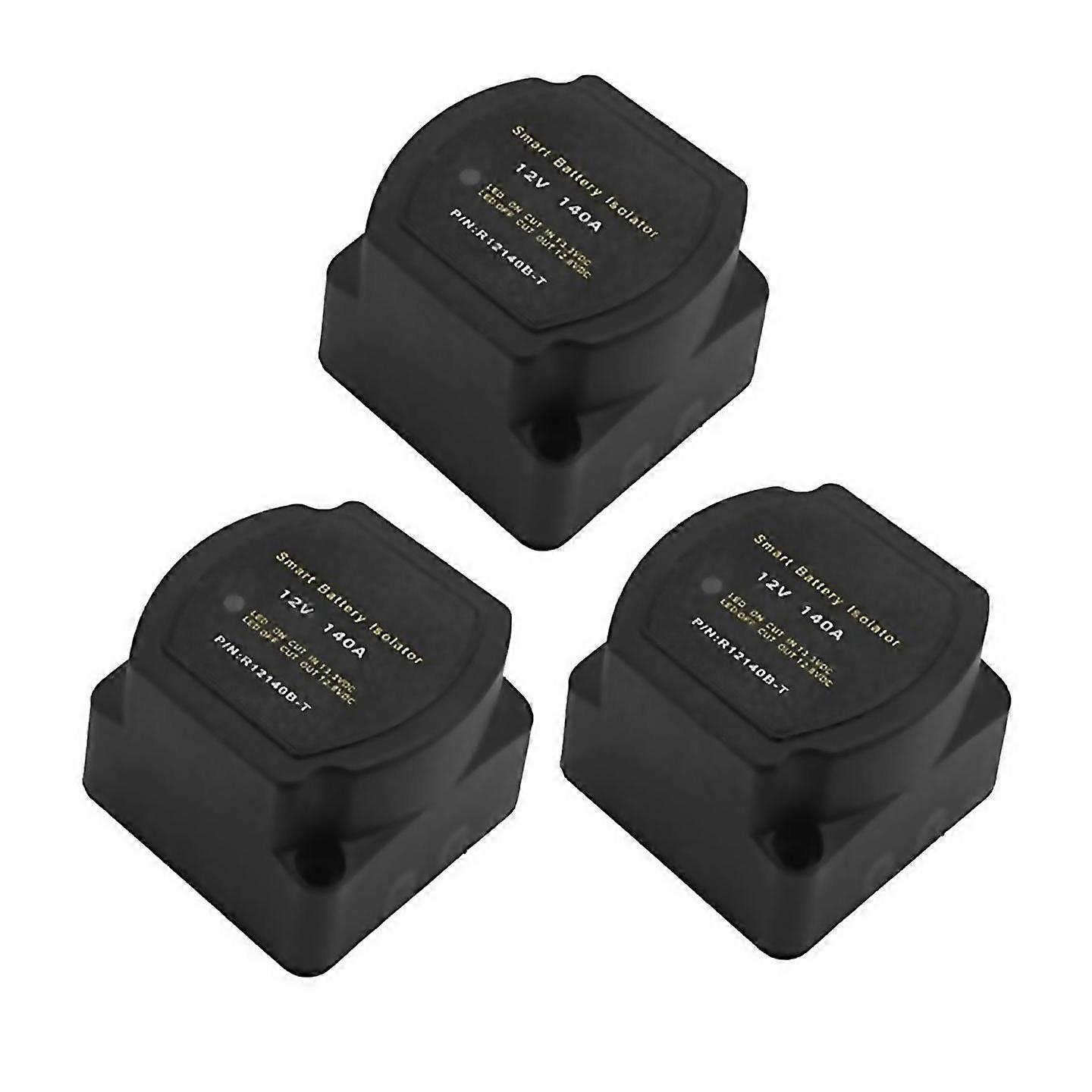 For 3pcs 12v 140a voltage sensitive relay battery isolator