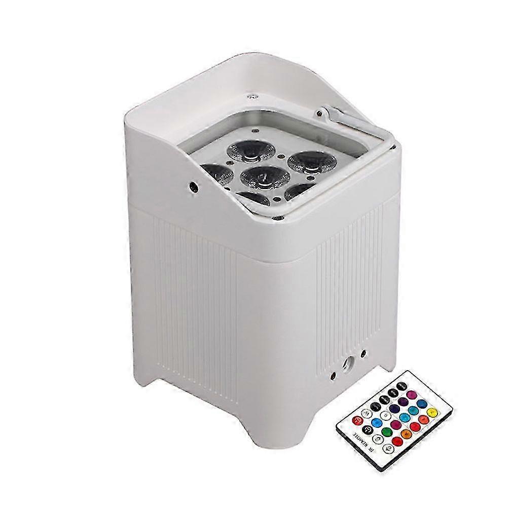 1PC RGBAW UV 6 x 18W LED Uplight Par LIght Batterie Charge Flight Case