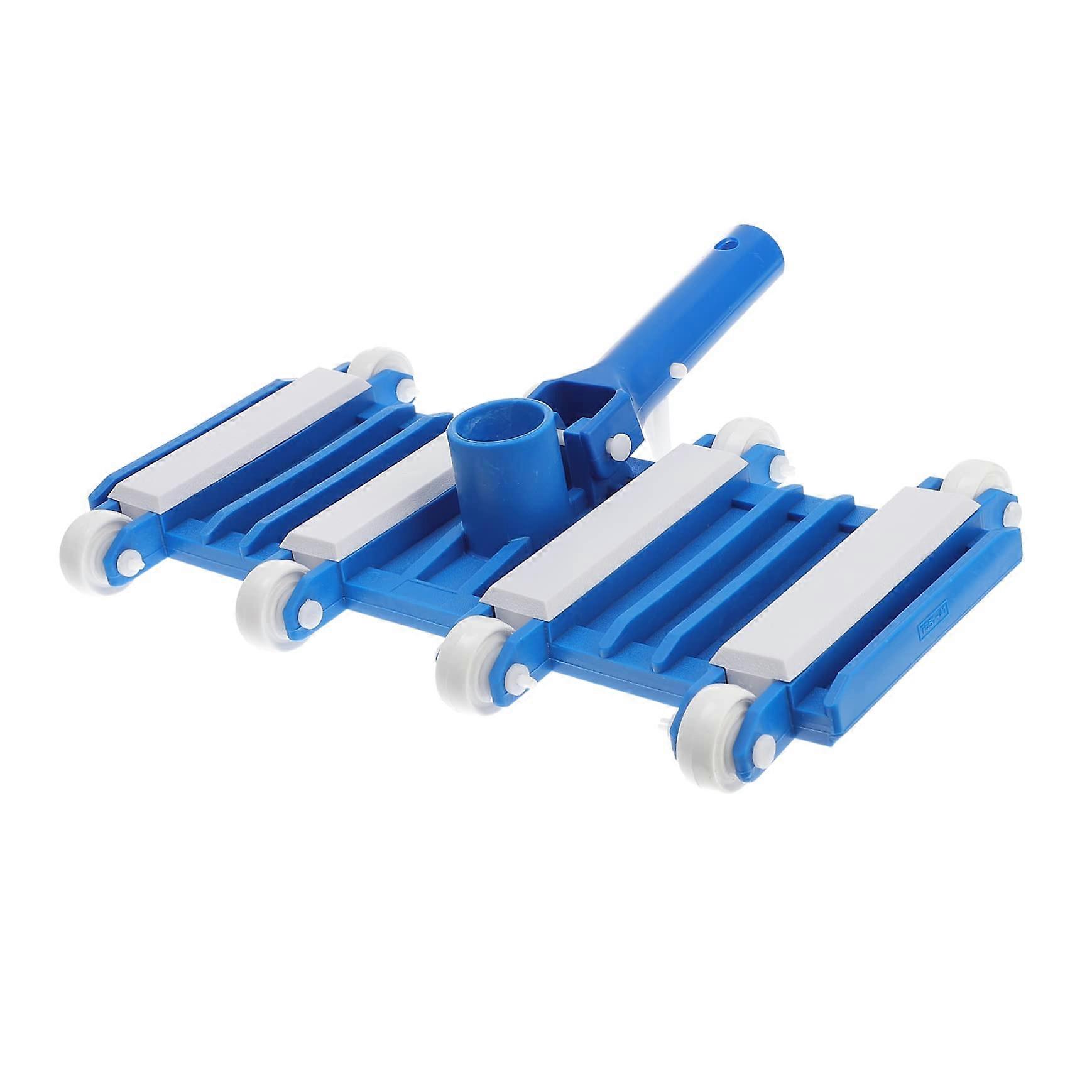 Pool Cleaning Suction Brush Universal Compatibility, Durable ABS, Non-Slip Wheel Design, Efficient Debris Removal