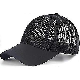 Oversized baseball mesh cap, breathable cool running cap, adjustable summer hat for big heads