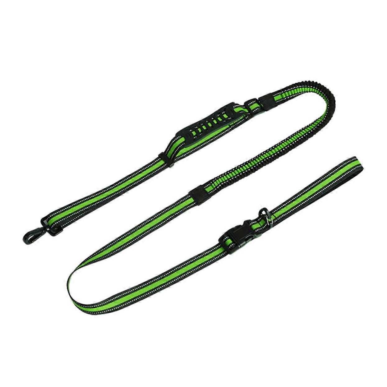 Reflective Dog Leash for Night Walking, Hands Running Belt, Durable Pet Safety Strap, Enhanced Visibility