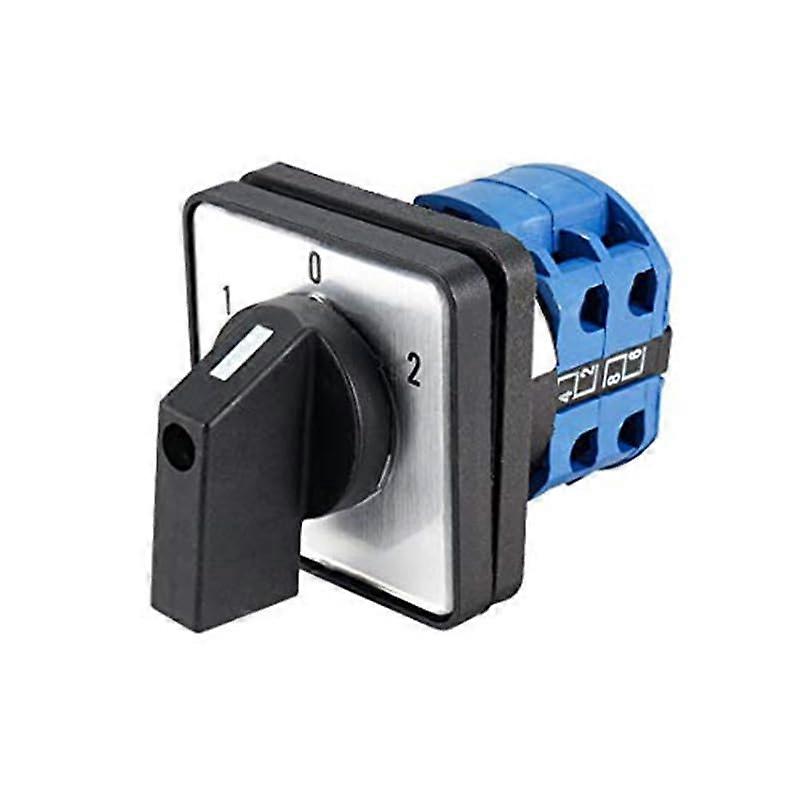 Rotary Cam Switch 8 Terminal 3 Position 550V 20A LW2625 Reliable Changeover Latch Selector