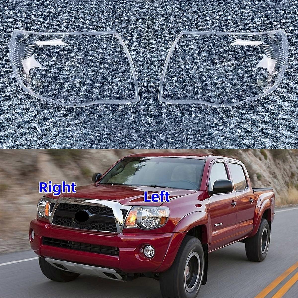 トヨタタコマ2005 2006 2007 2008 2009 2010 2011ヘッドランプシェルヘッドライトガラス透明ランプシェードカーレンズカバーランプファンタスティック