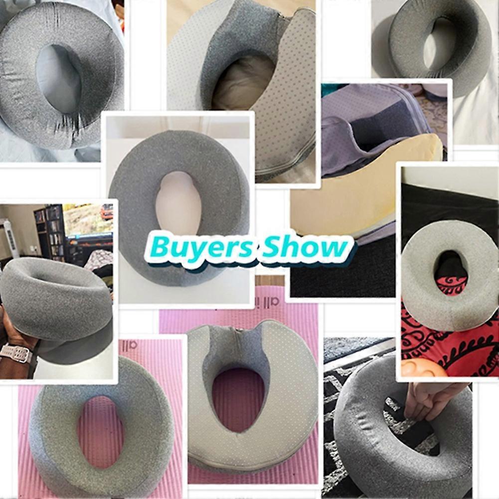 Ergonomic Face Down Pillow for Desk Naps Beauty Salon Massage Lying
