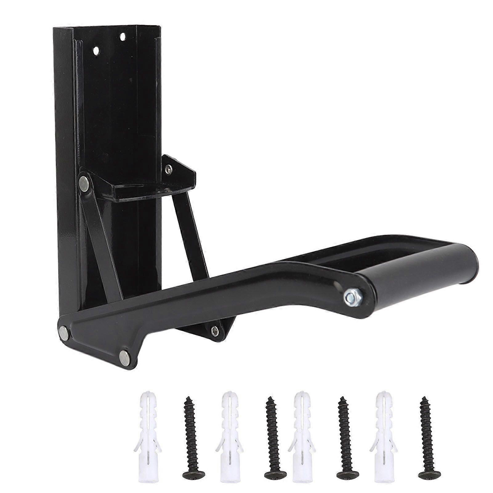 Wall Mounted Can Crusher Strong Metal Soft Handle Nonslip Mat Easy Crushing Can Smasher for Tin Bear Can Black