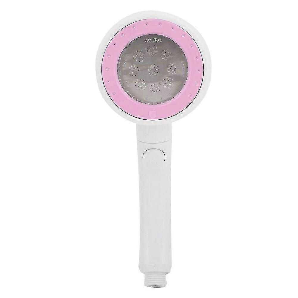 G1/2 High Pressure Handheld Shower Head with Adjustable Angle(Pink)