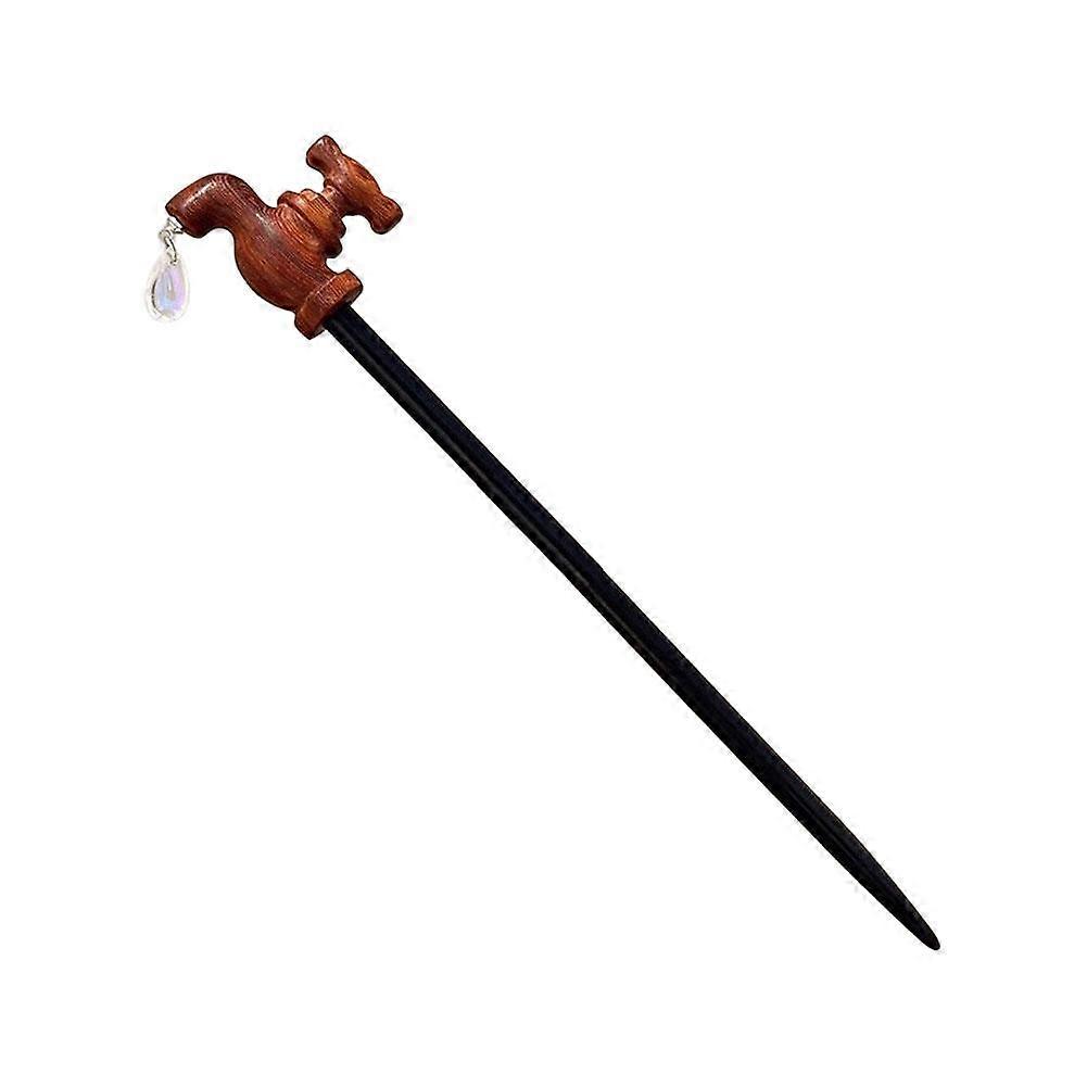 Faucet Dripping Hairpin,Made Of High-Quality Wood, Hand-Polished For Comfortable