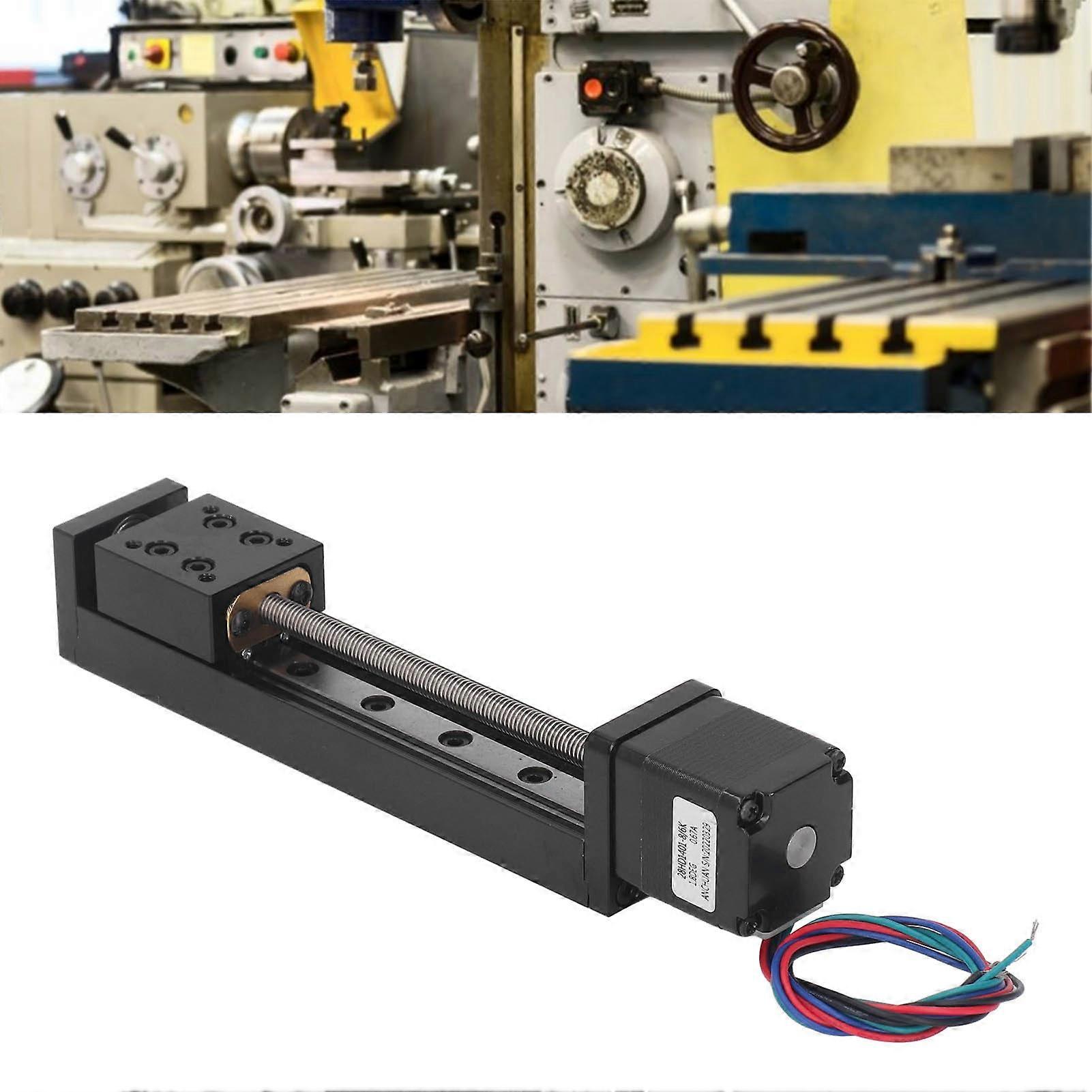 150mm Stroke Alloy Linear Slide Table High Accuracy T-Screw