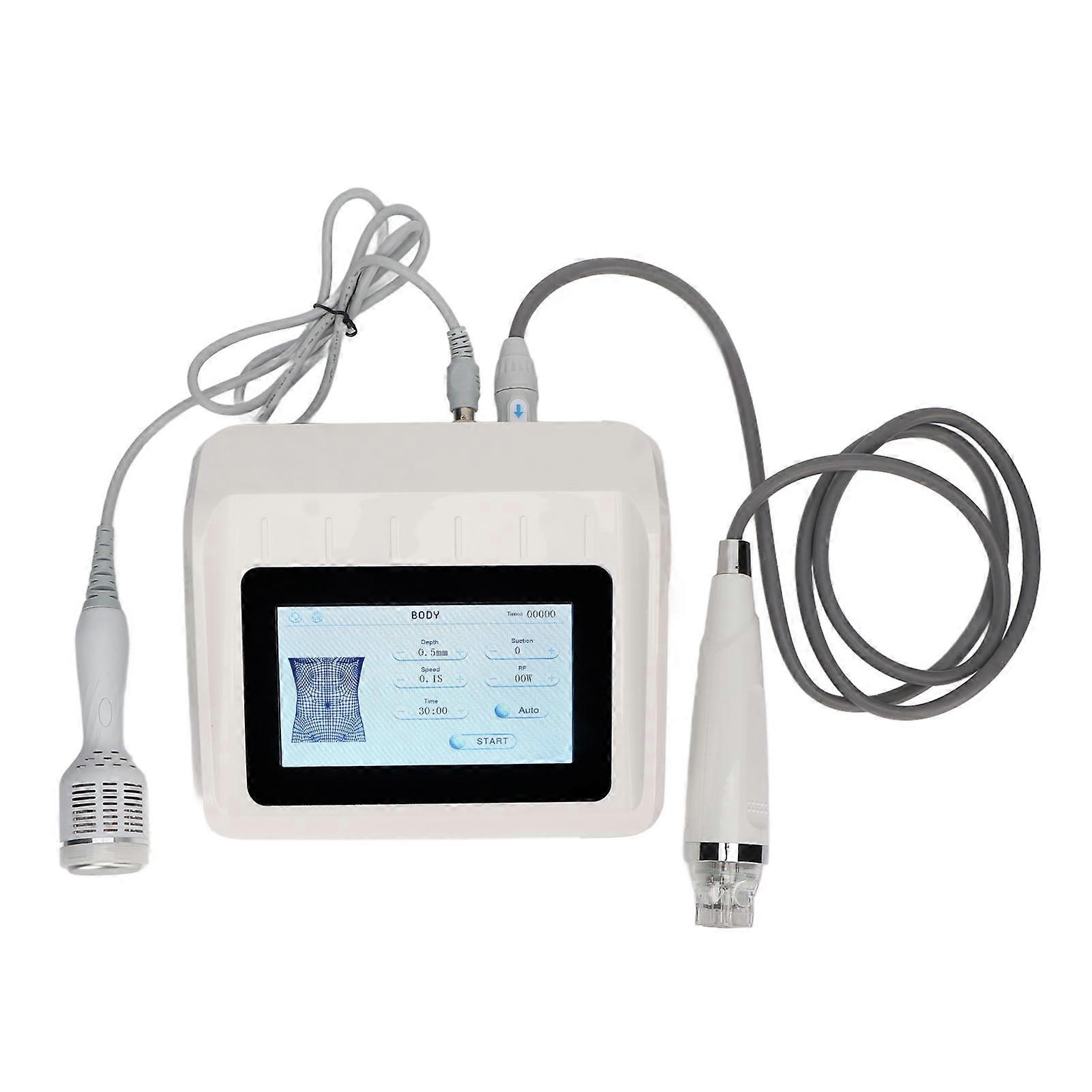 RF Microneedle Skin Rejuvenation Machine with Ice Hammer Probe US Plug