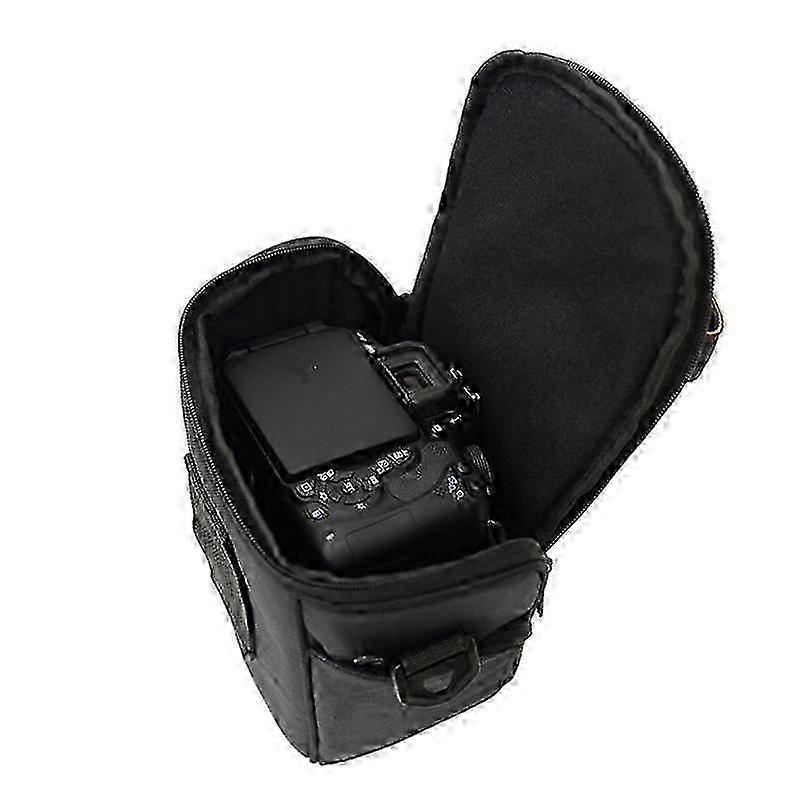 Camera Bag triangle Camera Case Shoulder Case Digital Camera Bag For DSLR SLR CameraBlack SZRH A-S