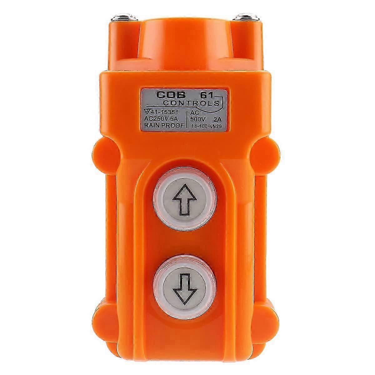 2025 Latest Model Push Button Switch COB-61 Water Proof Hoist Crane Pendant Up