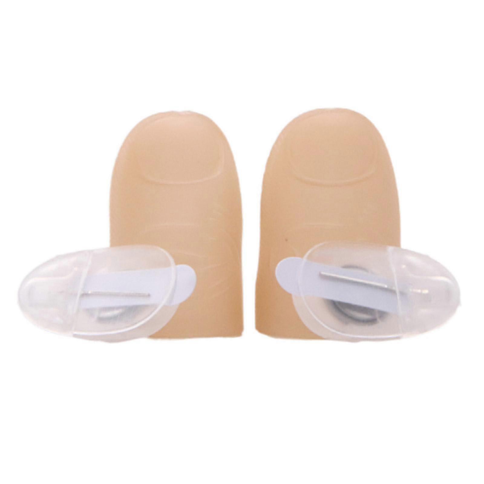 2x LED Finger Thumbs Light Red Color Magic Prop Party Bar Show Lamp Hot