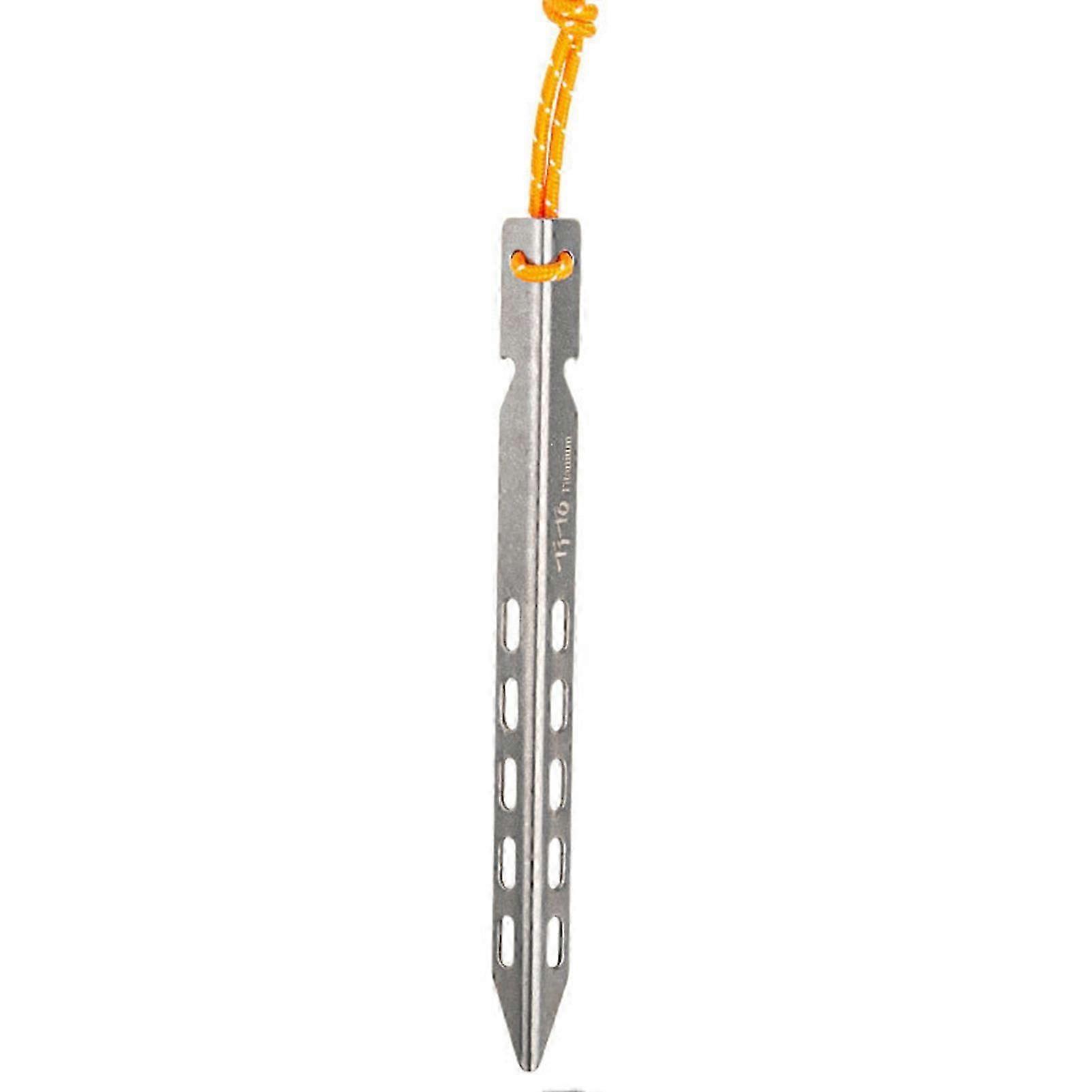 Titanium V Shaped Tent Stakes Corrosion-resistant & Non-rusting Tent Stakes for Indoor and Outdoor Activity Use