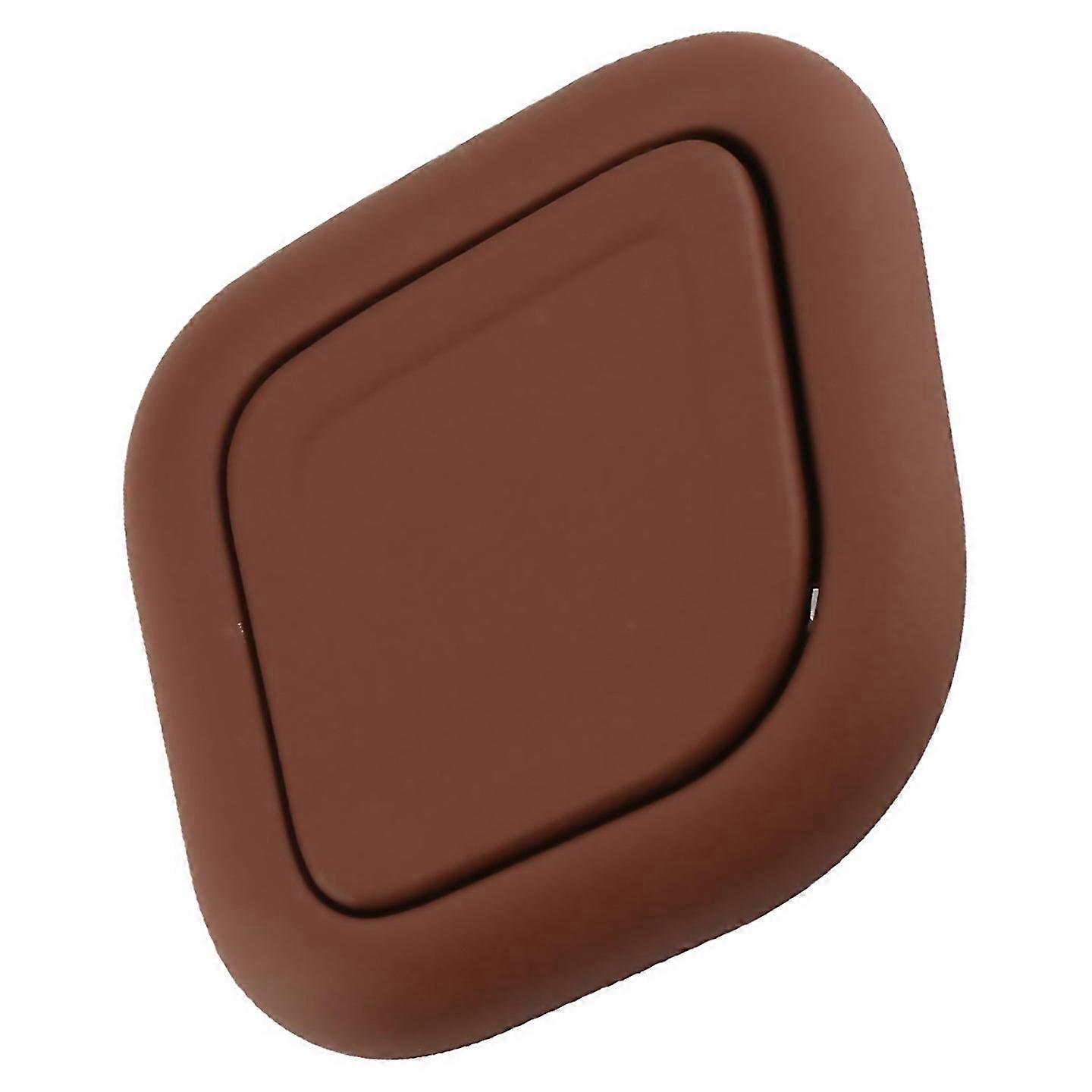 For Car Headrest Button Decorative Frame Brown