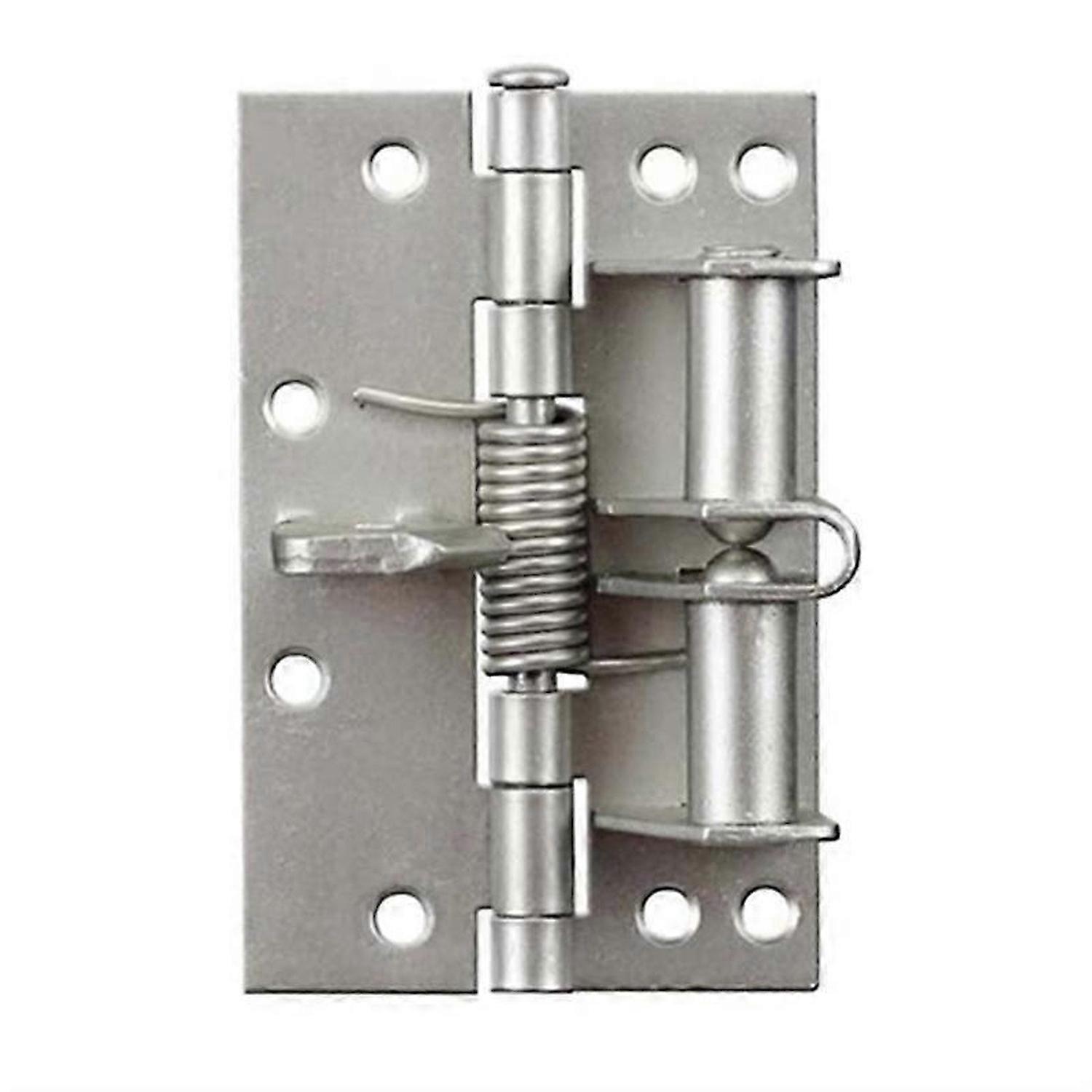 Automatic Door Closer Hinges for Cabinet Wardrobe,Silver