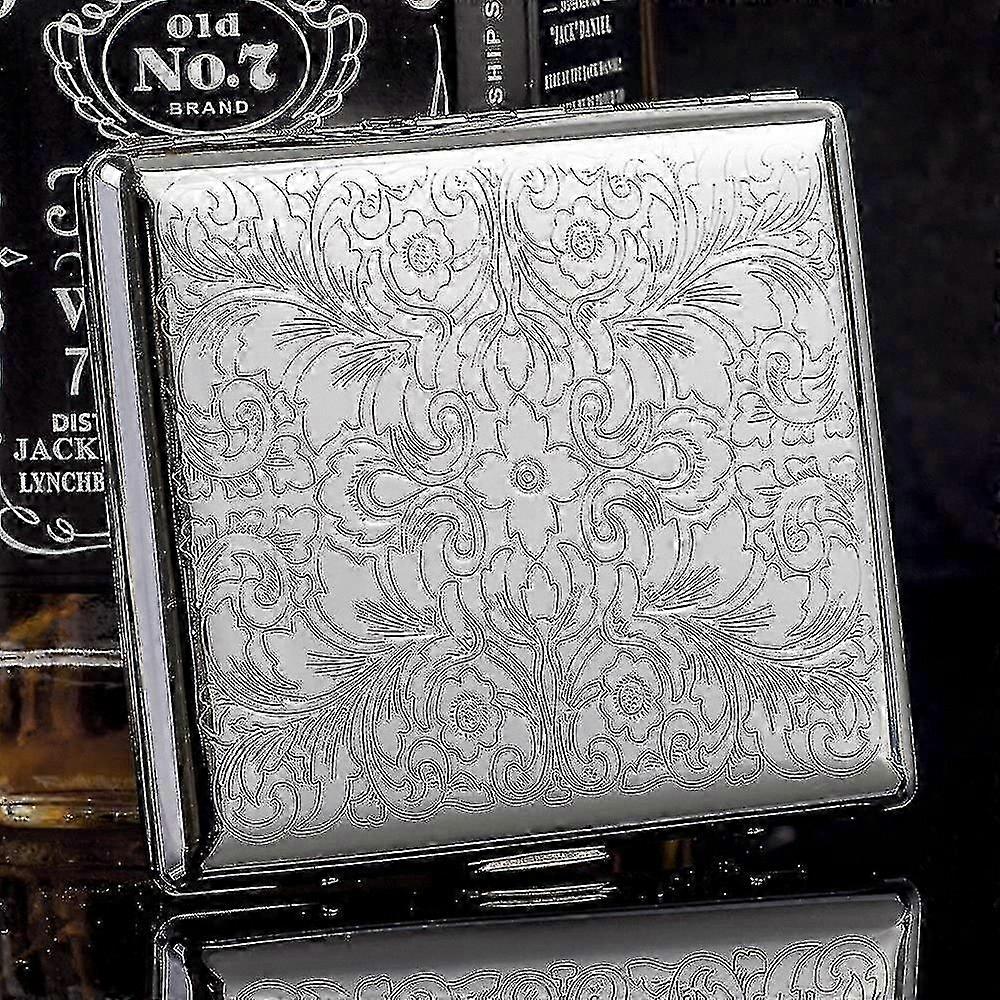 Stainless Steel Cigarette Case with Elegant Design