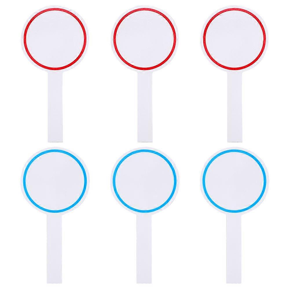 Scoreboard Foam Handheld Whiteboard for Voting 24Pcs Blank Dry Erase Paddle
