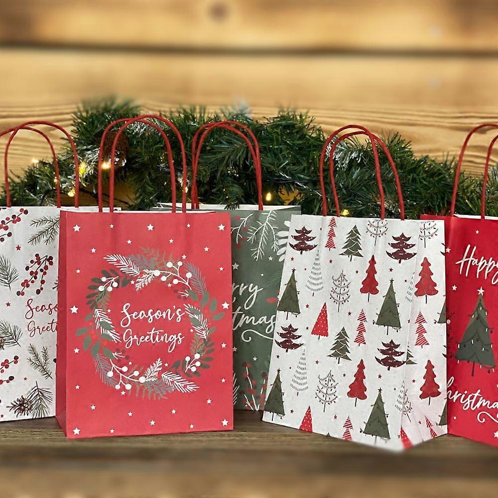 5 Assorted Christmas Gift Bags