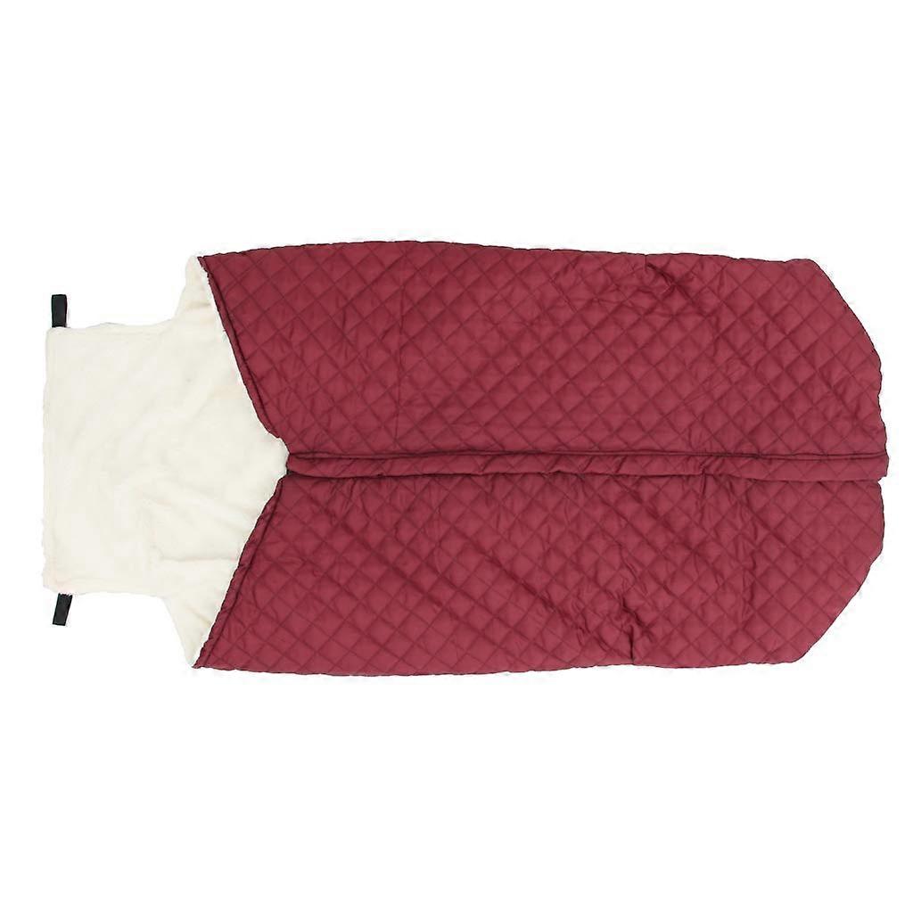 Wheelchair Blanket Fleece Lined Leg Cover Plush Heated Blanket Accessory