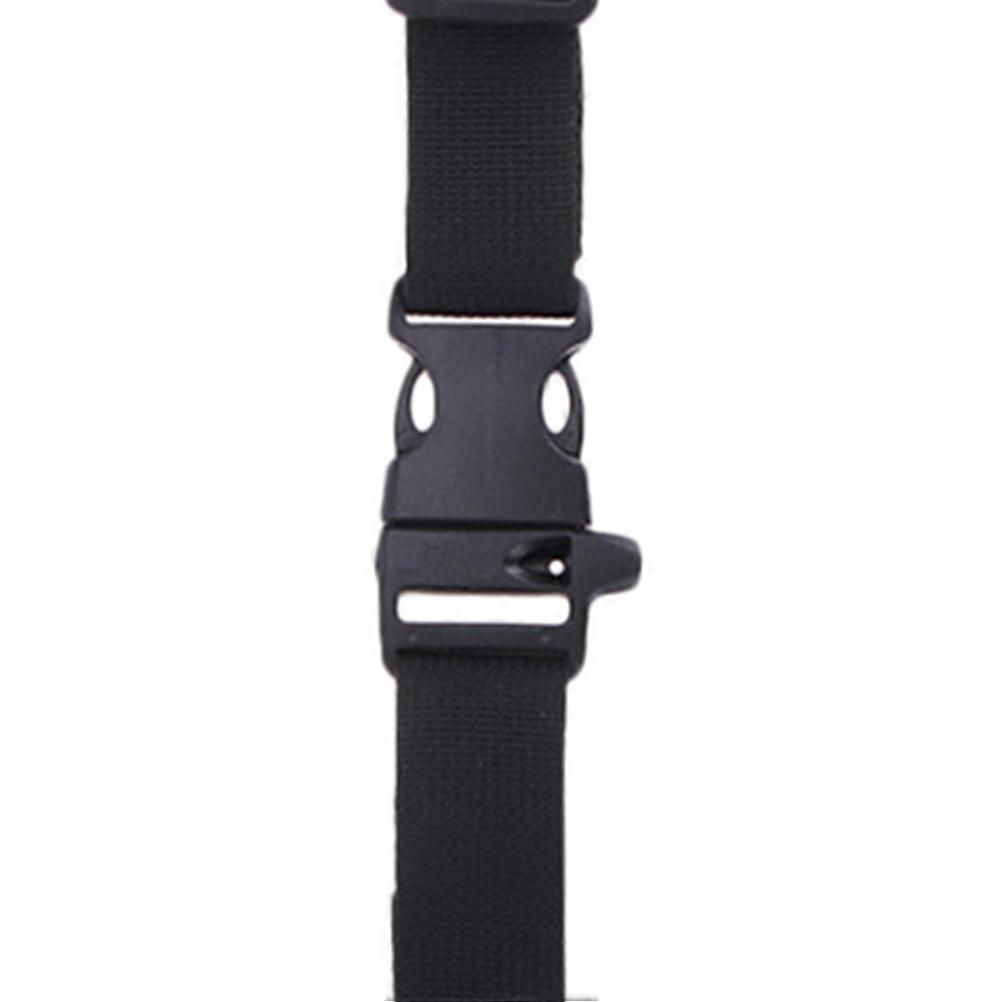 Adjustable Backpack Chest Strap School Bag No-Slip Belt 2Pcs Black