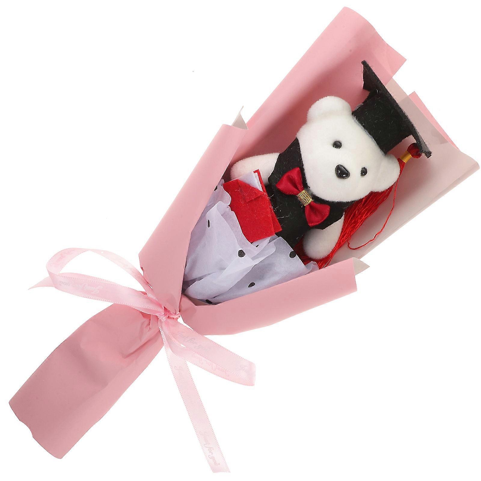 Graduation Bear Bouquet Lovely 4 Bunches for Graduation Party Favor