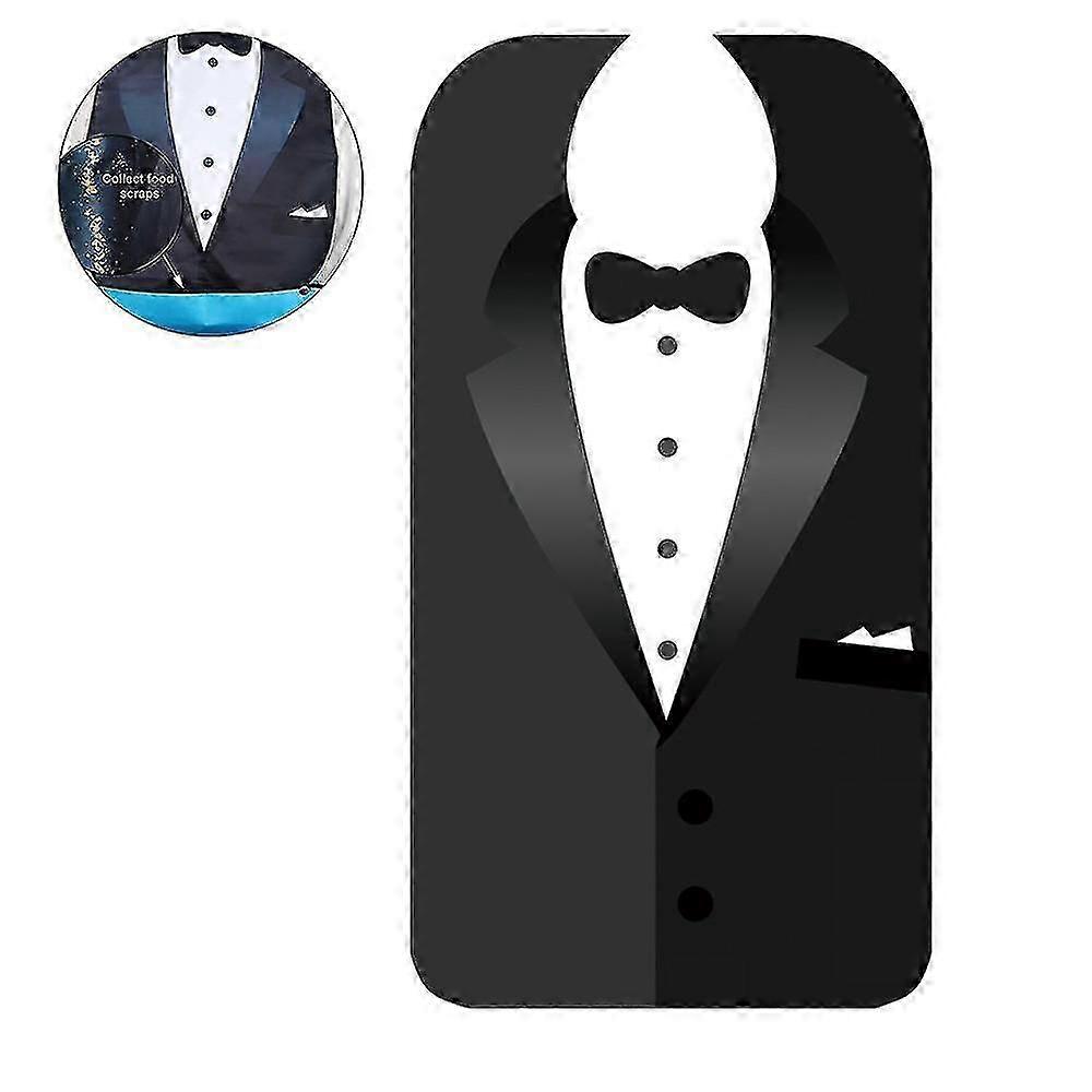 Vuxna haklappar Vattentäta matbubbar maskin tvättbara kläder skydd med smulfångare för äldre kvinnor / män