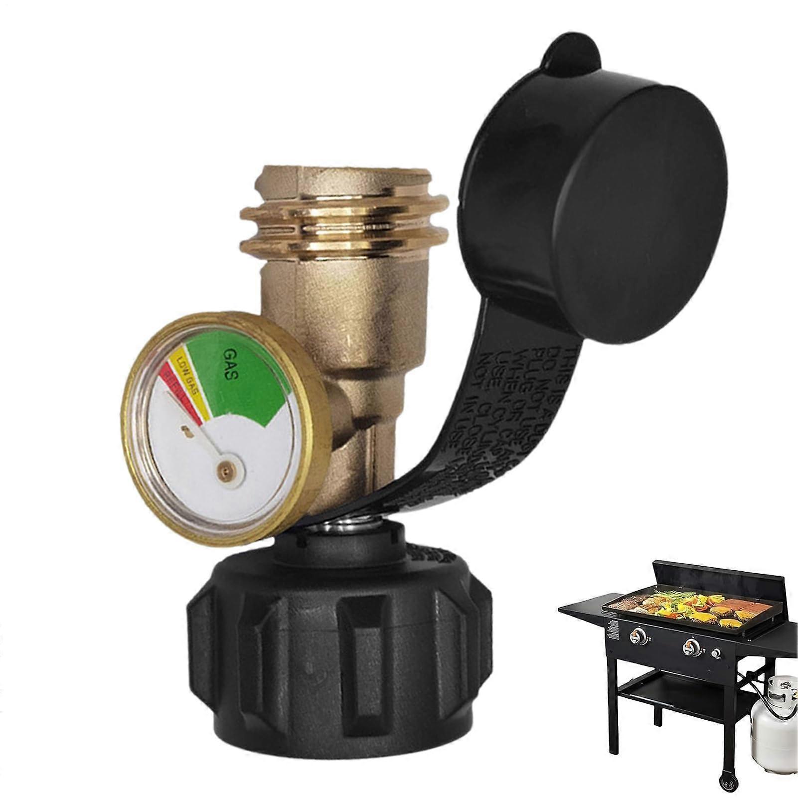 Propane Tank Gauge Level Indicator Color Coded Gauge For 540 Lb Cylinders Patio Heater Outdoor BBQ Camping RV Burner