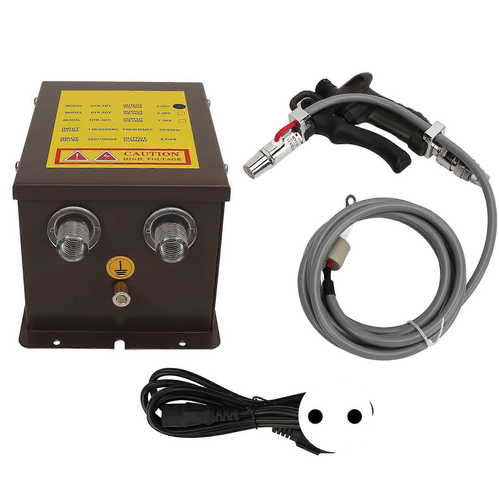 Ionizing Air Gun 30W 0.2 to 0.8Mpa Antistatic Air Gun Anti Static Ionizer with 4.6KV Generator for Industrial EU Plug 220240V