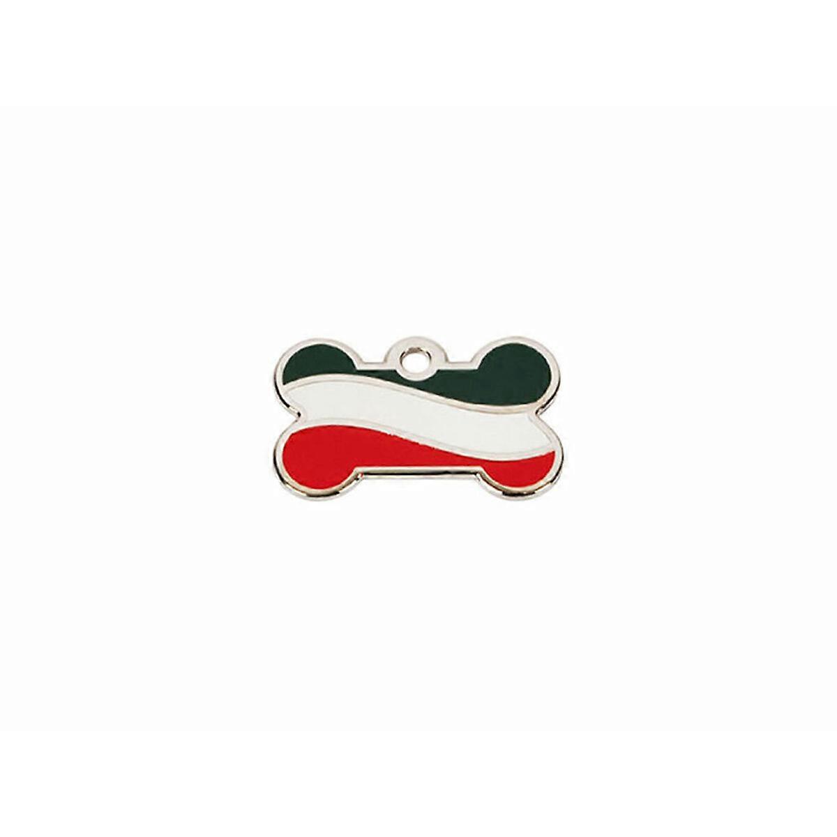 Identification plate for collar Imarc Citizen Italia Multicolour Bone Aluminium