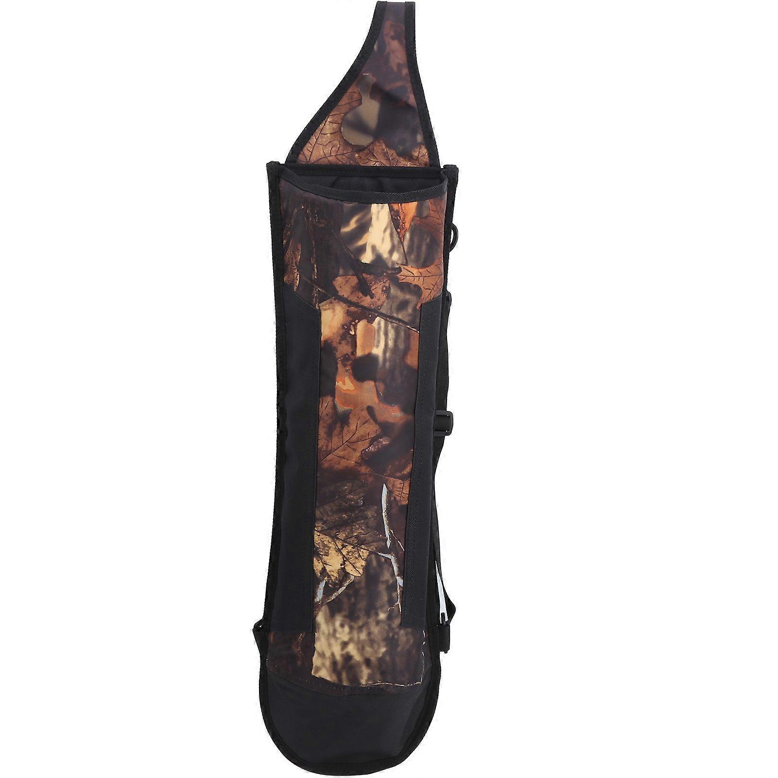 Canvas Carbon Glass Fiber Arrows Case Backpack Type Universal Shoulder Quiver Camouflage