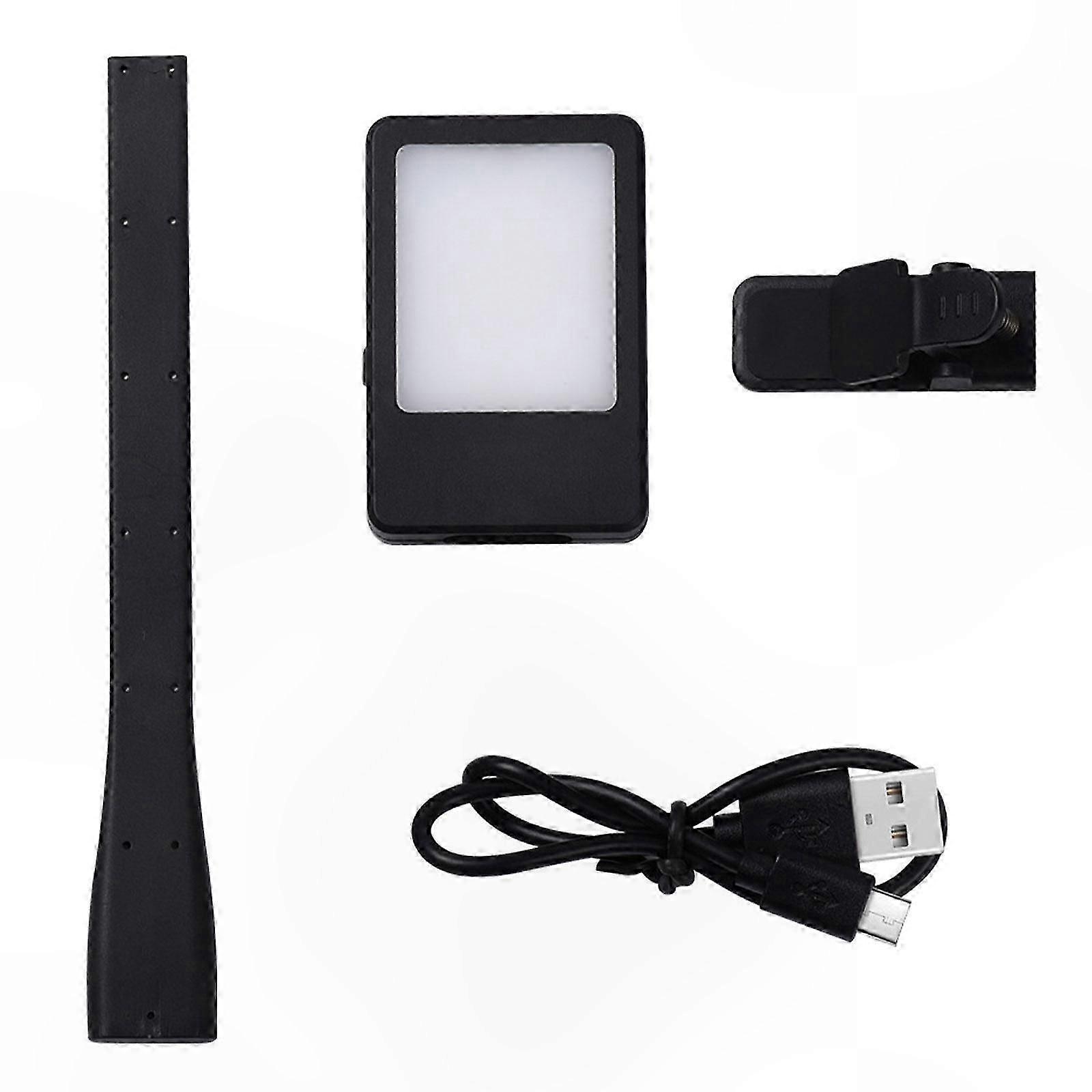 Adjustable Book Light for Reading in Bed, Clip-On LED Book Lamp with Flexible Gooseneck