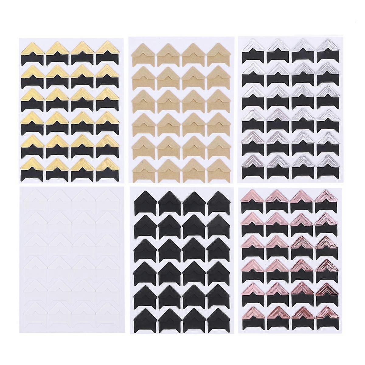 Corner Stickers DIY Scrapbooking for Photo Albums with 30 Sheets Included