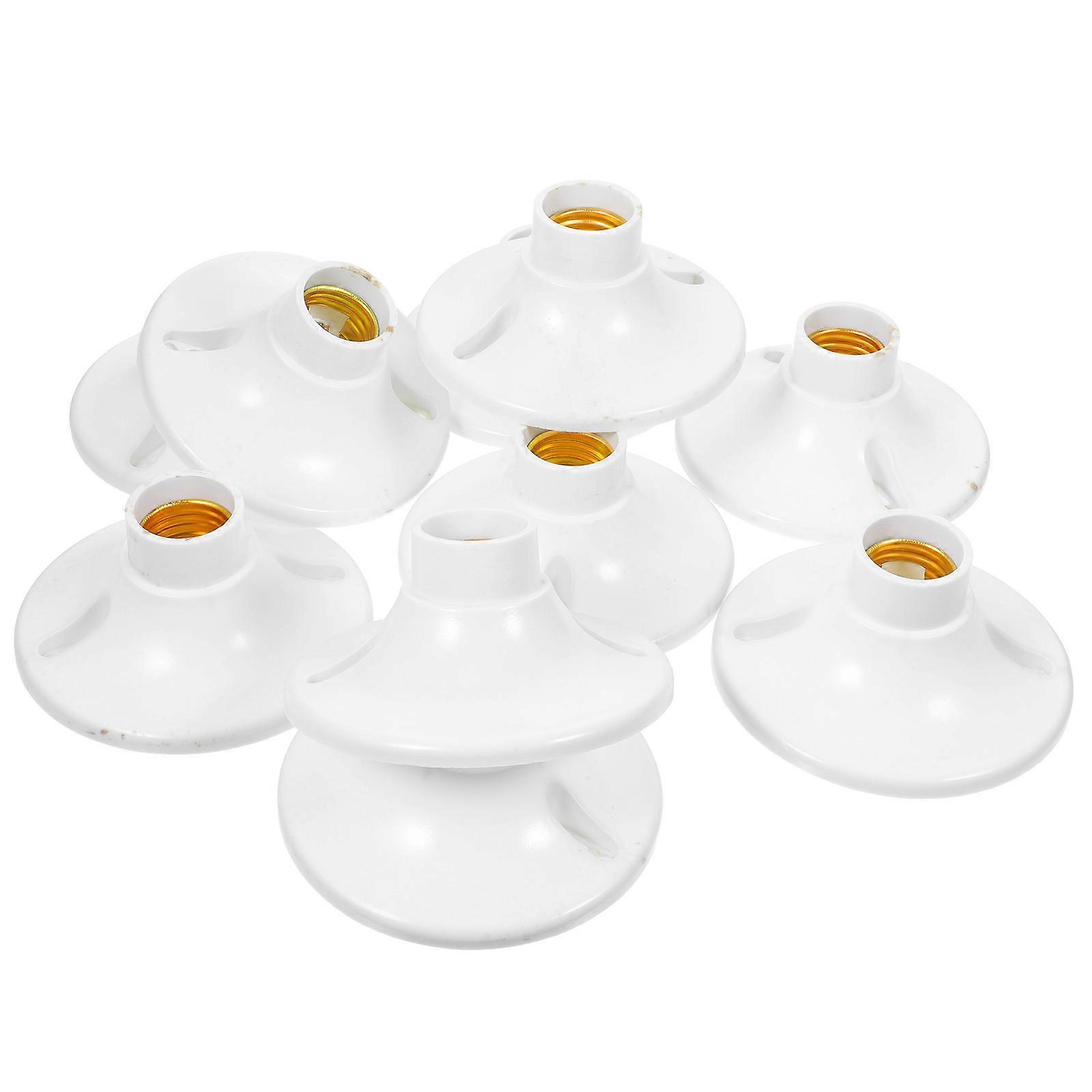 Ceiling Lamp Bakelite Socket Lamp Base for Use 30Pcs White Stable Screw