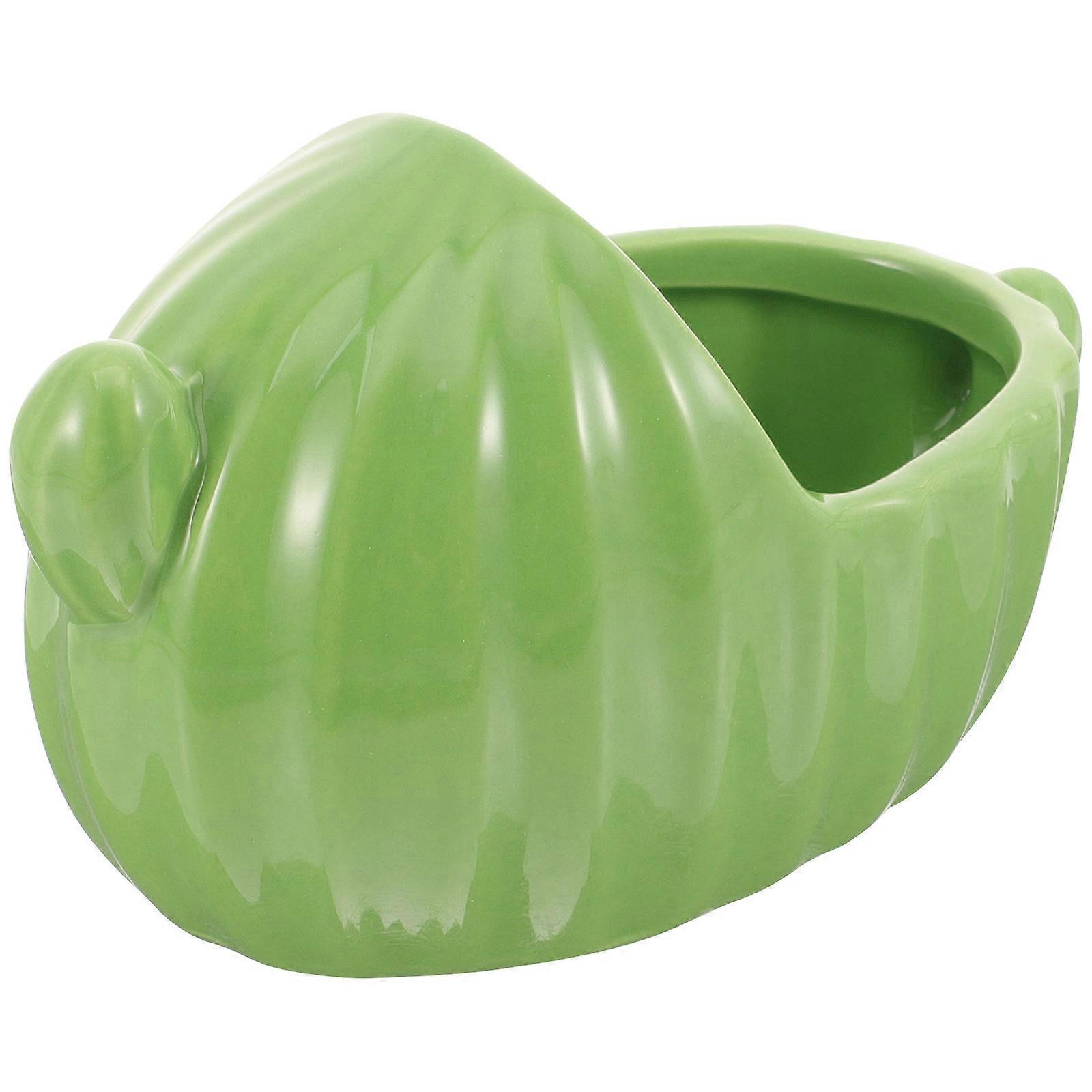 Small Pet Ceramic Hamster Bathtub for Bathroom 3Pcs Durable Sand Bath