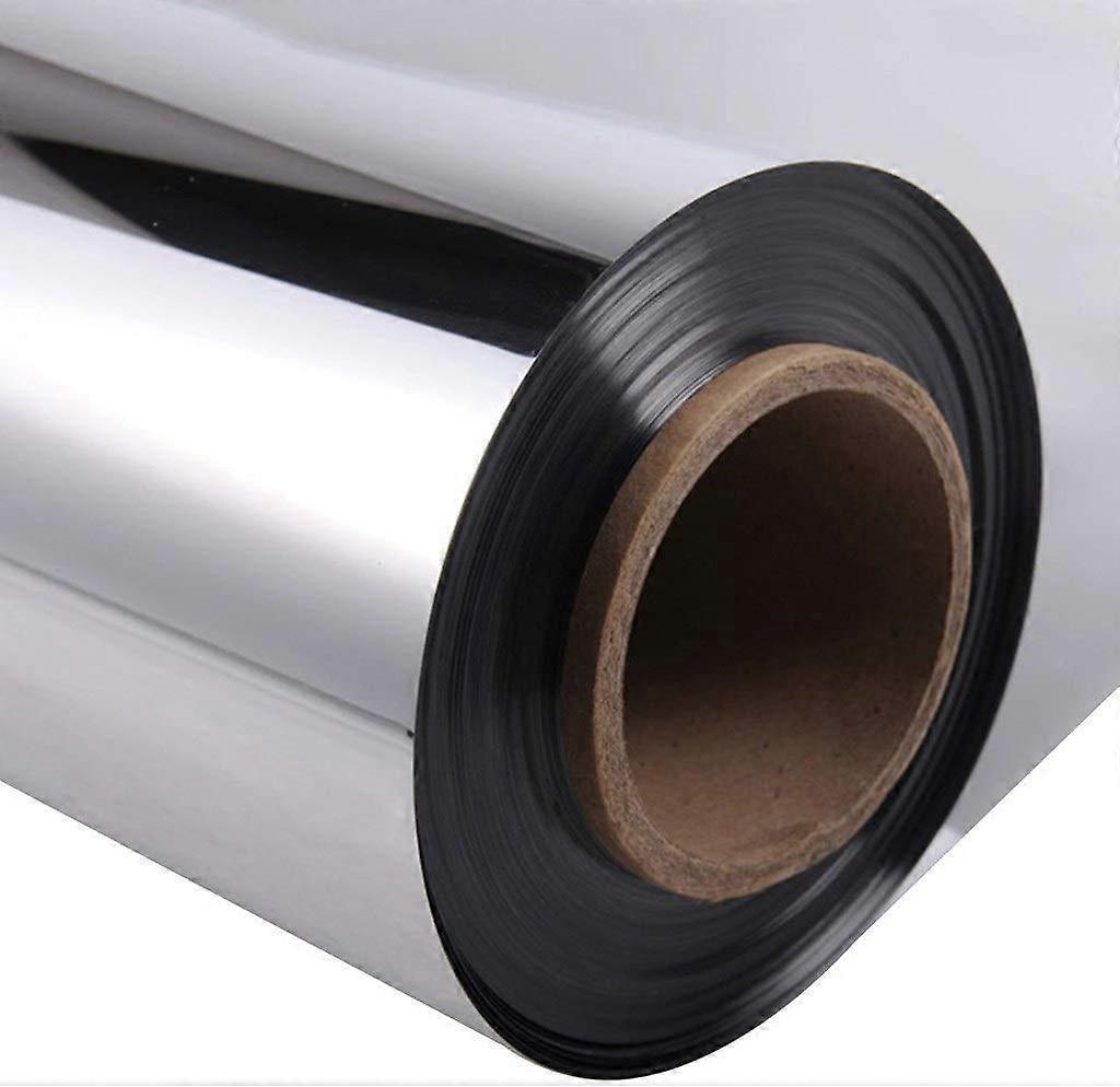 Double-Sided Silver Mirror Aisle Runner 1.2m x 15m - 75μm Thick Outdoor Wedding Rug Elegant Event Décor