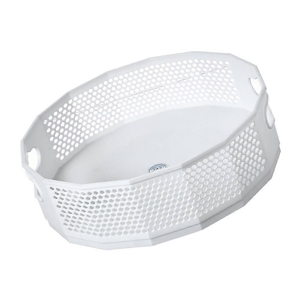 Storage Basket 2Pcs Hexagonal Plastic Holder Functional For Home Use With A Compact Size And Elegant Design