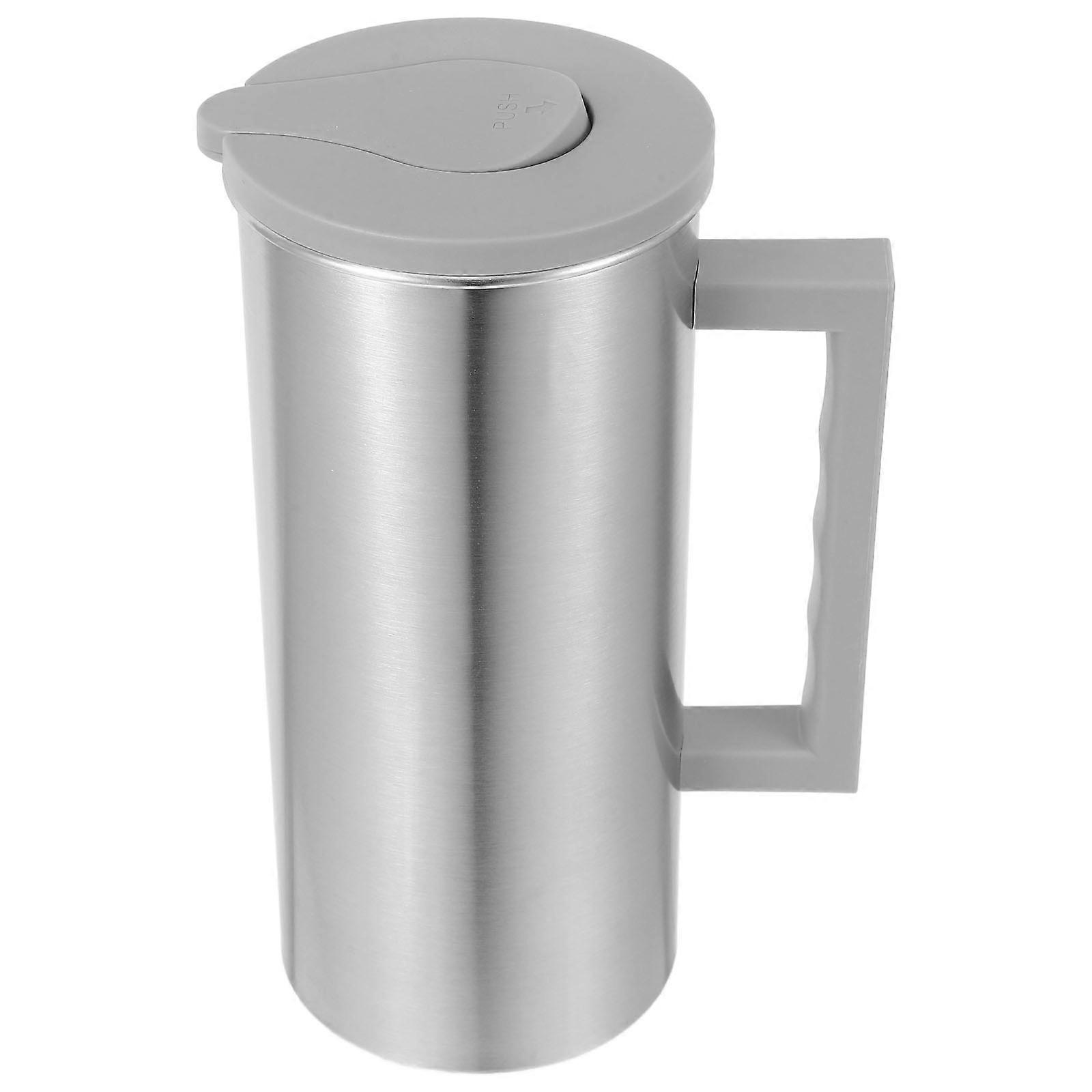 Versatile Metal Water Pitcher For Outdoor Events Beverage Serving Nordic Style With Lid 5Pcs