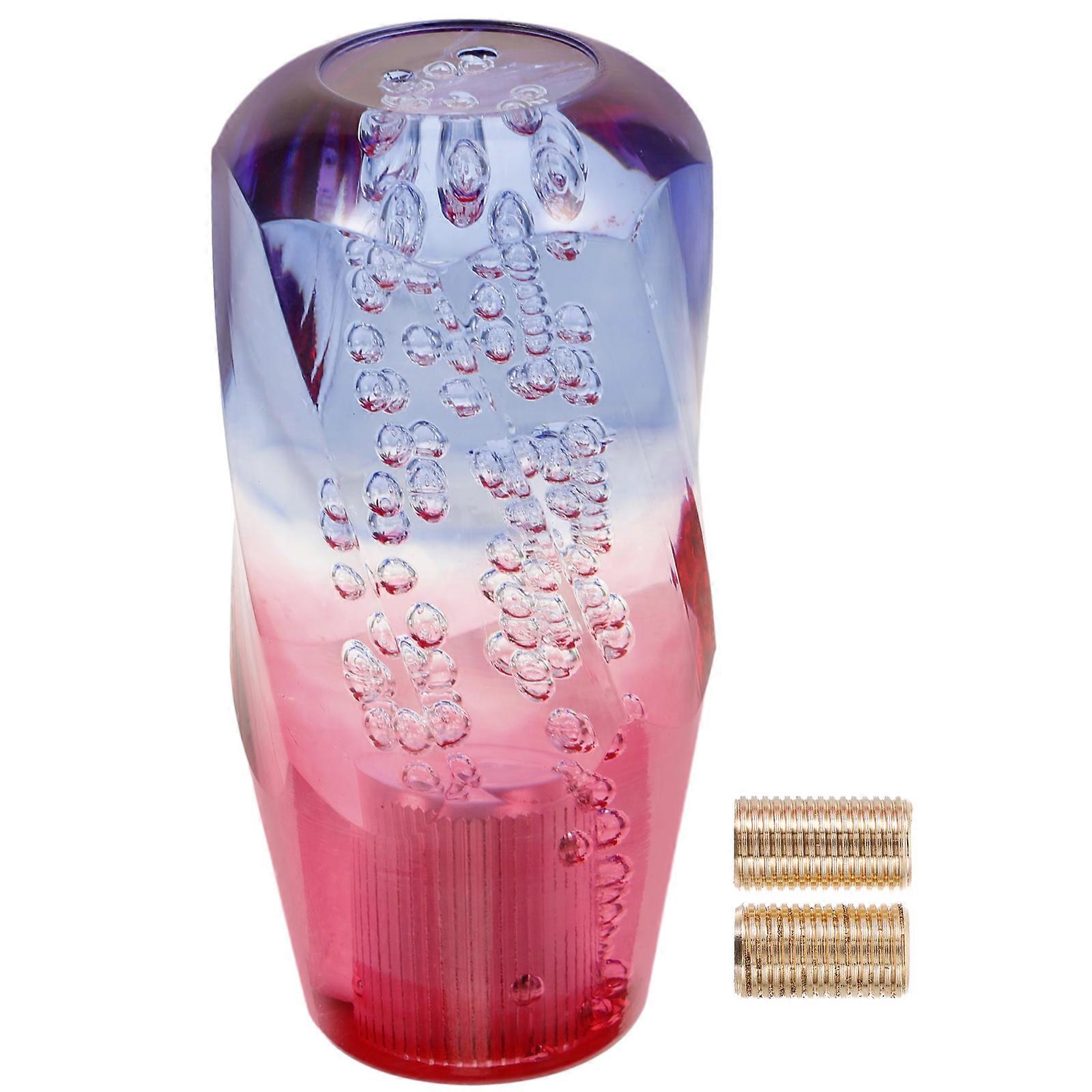 Car Gear Shift Knob Shifting Ergonomic Grip Twisted Pattern Acrylic 10cm 1Pcs