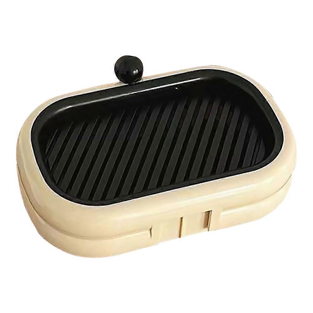 Bathroom Soap Holder Wall-Mount Soap Dish for Storage 2Pcs ABS Material