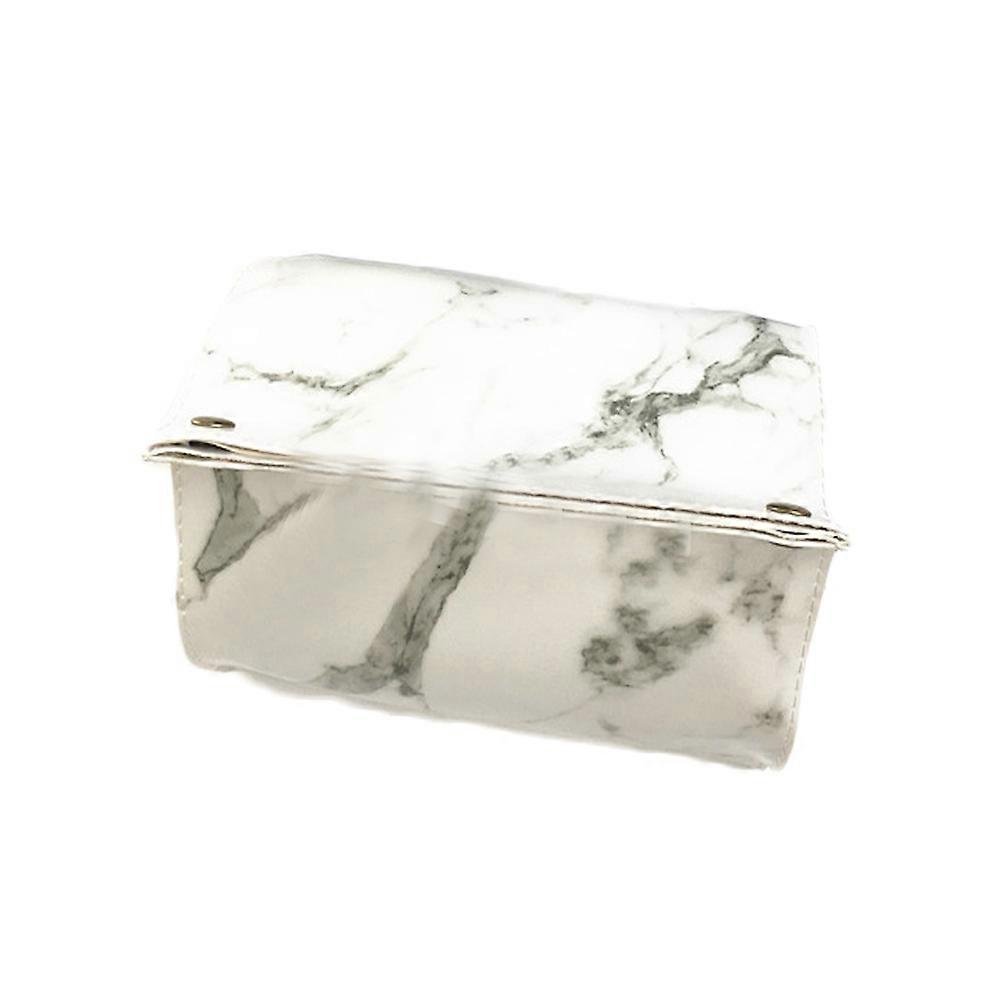 Black and White Marbled Tissue Holder for Home Use 3Pcs Nordic Tray