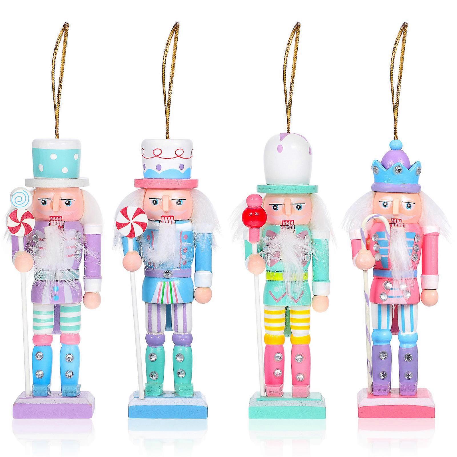 Decorative Nutcracker Figure for Indoor Use 12Pcs Hanging Ornaments