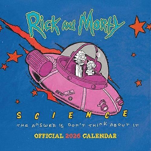 Rick And Morty 2026 Square Wall Calendar