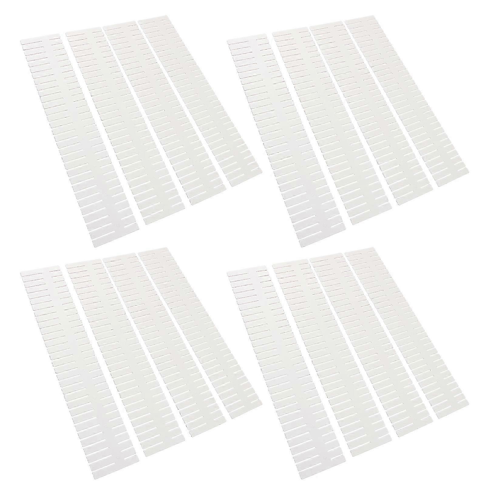16PCS Set Drawer Divider PP Plastic Adjustable Drawer Storage Organizer for Kitchen Bedroom 2025