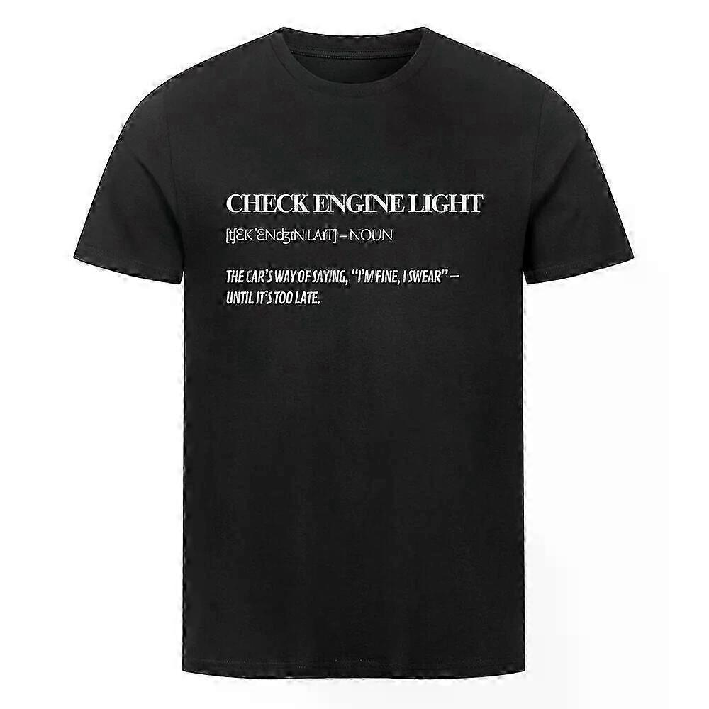Premium Check Engine Light T-skjorte Rockinstone